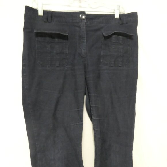 H&M | size 10 | Dark Blue Corduroy Pants | Straight Leg - Picture 6 of 16